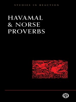 cover image of Havamal and Norse Proverbs